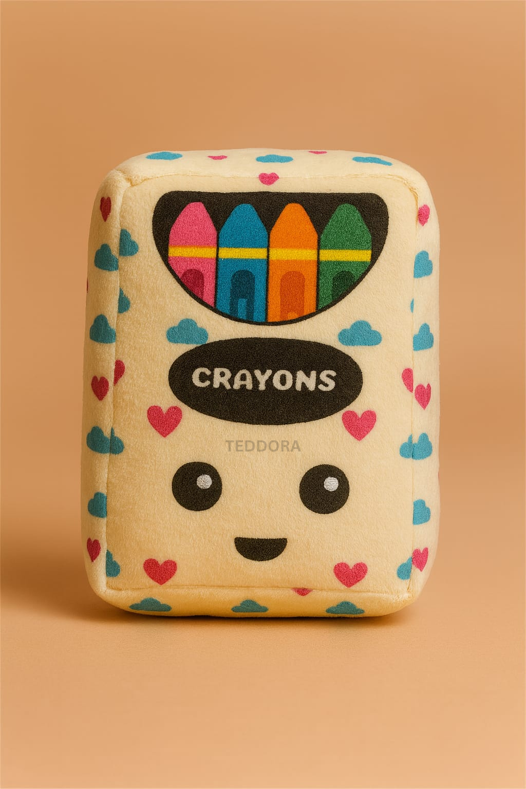 crayon plush dog toy set